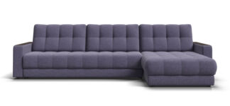 Угловой диван BOSS MAX SE Рогожка Vento фиолет