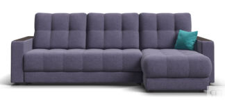 Угловой диван BOSS Classic XL Рогожка Vento фиолет