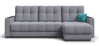 Угловой диван BOSS Classic XL Рогожка Vento серый